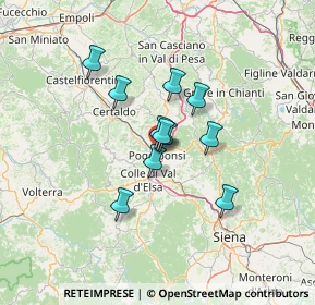 Mappa Via Giuseppe Verdi, 53036 Poggibonsi SI, Italia (9.57545)