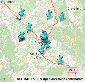 Mappa Via Armando Diaz, 53036 Poggibonsi SI, Italia (5.93)