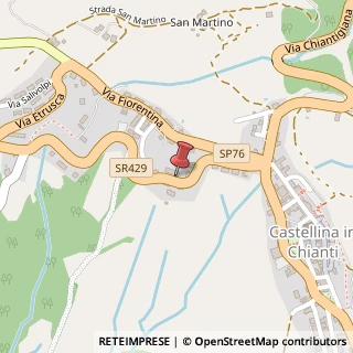 Mappa Via Val d'Elsa, 24, 53011 Castellina in Chianti, Siena (Toscana)