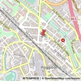 Mappa Via Galileo Galilei, 12, 53036 Poggibonsi, Siena (Toscana)