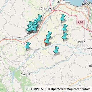 Mappa Via Pradellona, 60030 Pradellona AN, Italia (7.27316)