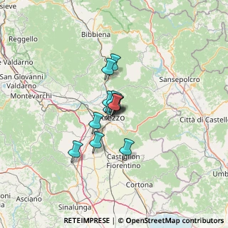 Mappa Via Pier Luigi da Palestrina, 52100 Arezzo AR, Italia (7.56833)