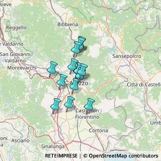 Mappa Via Pier Luigi da Palestrina, 52100 Arezzo AR, Italia (9.33667)