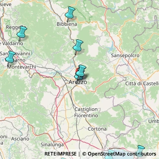 Mappa Via Pier Luigi da Palestrina, 52100 Arezzo AR, Italia (39.382)