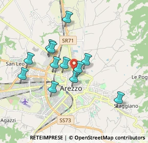 Mappa Via Vecchia, 52100 Arezzo AR, Italia (1.64333)