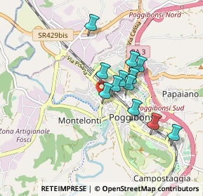 Mappa Via Alessandro Manzoni, 53036 Poggibonsi SI, Italia (0.6975)