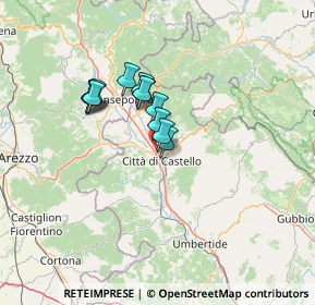 Mappa Piazza Giovnni XXIII, 06012 Città di Castello PG, Italia (9.6675)