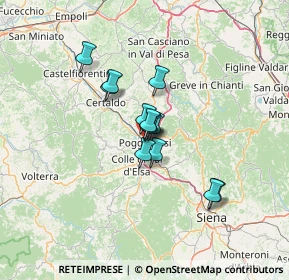 Mappa Via Fratelli Bandiera, 53036 Poggibonsi SI, Italia (8.74308)