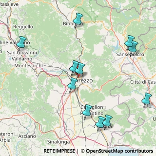 Mappa Via Fratelli Lumiere, 52100 Arezzo AR, Italia (18.54917)
