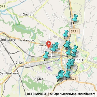 Mappa Via Fratelli Lumiere, 52100 Arezzo AR, Italia (2.26944)