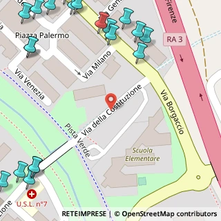 Mappa Via Milano, 53036 Poggibonsi SI, Italia (0.13125)