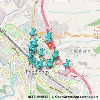 Mappa Via Milano, 53036 Poggibonsi SI, Italia (0.4045)