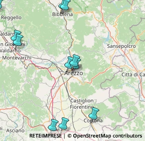 Mappa Via Romagna, 52100 Arezzo AR, Italia (23.715)