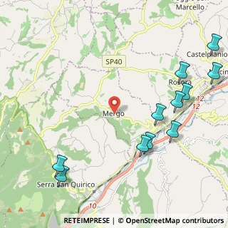 Mappa Via Cesare Battisti, 60030 Mergo AN, Italia (2.82909)