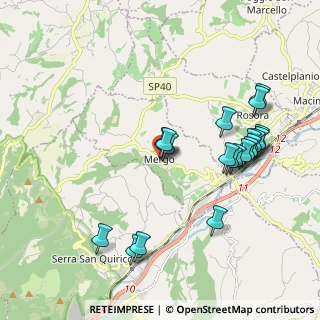 Mappa Via Cesare Battisti, 60030 Mergo AN, Italia (2.101)