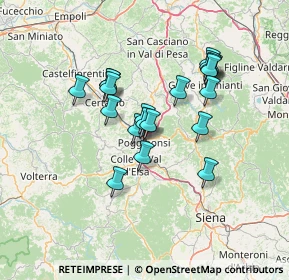 Mappa Via Montesabotino, 53036 Poggibonsi SI, Italia (11.8165)