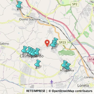 Mappa Via L. Rossi, 60022 Castelfidardo AN, Italia (2.10364)
