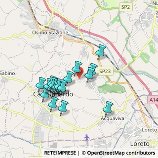 Mappa Via L. Rossi, 60022 Castelfidardo AN, Italia (1.6515)