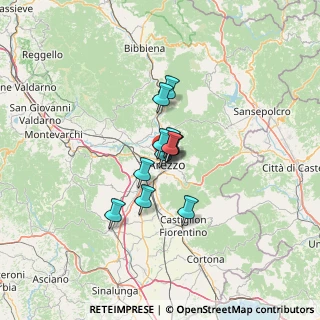 Mappa Viale G. Amendola, 52100 Arezzo AR, Italia (7.22833)