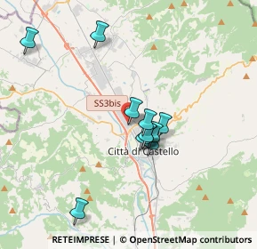 Mappa Via Achille Grandi, 06012 Città di Castello PG, Italia (3.56583)