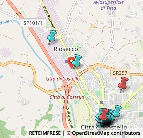 Mappa Via Achille Grandi, 06012 Città di Castello PG, Italia (1.6935)