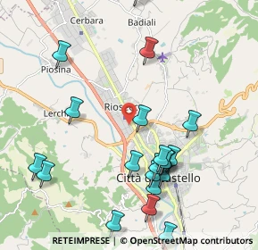 Mappa Via Achille Grandi, 06012 Città di Castello PG, Italia (2.3895)