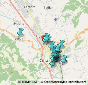 Mappa Via Achille Grandi, 06012 Città di Castello PG, Italia (1.64)