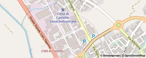 Mappa Città di Castello