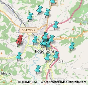 Mappa Viale Guglielmo Marconi, 50136 Poggibonsi SI, Italia (1.748)