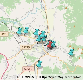 Mappa Via Antonio Stoppani, 52100 Arezzo AR, Italia (2.74583)