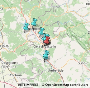 Mappa Via Delle Scienziate, 06012 Città di Castello PG, Italia (5.81417)