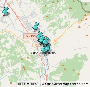 Mappa Via Delle Scienziate, 06012 Città di Castello PG, Italia (2.65)