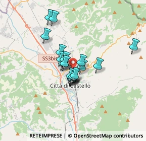 Mappa Via Delle Scienziate, 06012 Città di Castello PG, Italia (2.3065)