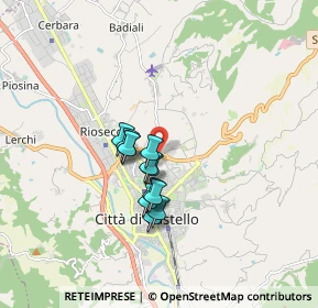 Mappa Via Delle Scienziate, 06012 Città di Castello PG, Italia (1.22833)