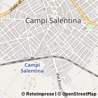 Карта Campi Salentina