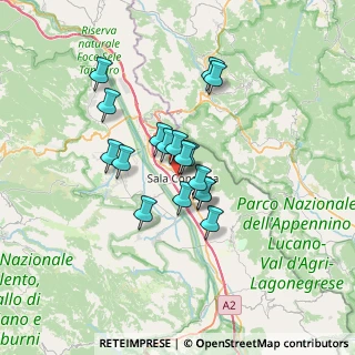 Mappa Via S'andrea, 84036 Sala Consilina SA, Italia (5.38471)