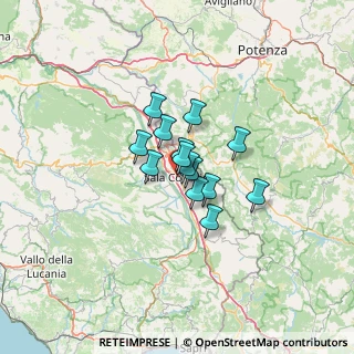 Mappa Via S'andrea, 84036 Sala Consilina SA, Italia (7.92429)