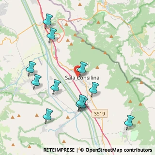 Mappa Via S'andrea, 84036 Sala Consilina SA, Italia (4.85167)
