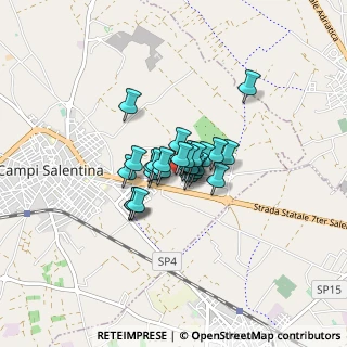 Mappa Strada Comunale Campi Trepuzzi, 73012 Campi Salentina LE, Italia (0.45)