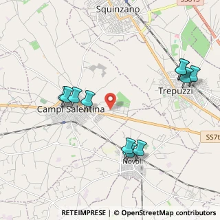 Mappa Strada Comunale Campi Trepuzzi, 73012 Campi Salentina LE, Italia (2.43364)