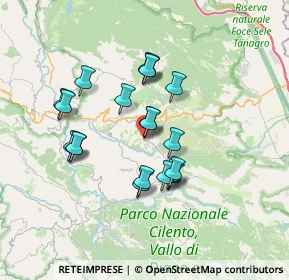 Mappa Via S. Pecori, 84020 Roscigno SA, Italia (6.4295)