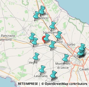 Mappa Via Roma, 73012 Campi Salentina LE, Italia (9.9155)