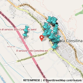 Mappa Contrada S. Golfo, 84036 Sala Consilina SA, Italia (0.38667)