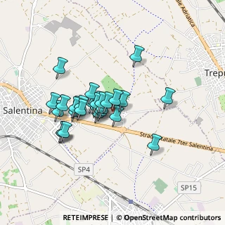 Mappa Via Don Tonino Bello, 73012 Campi Salentina LE, Italia (0.71034)