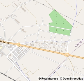 Mappa Via Don Tonino Bello Zona Piano Insediamenti Produttivi, 73012 Campi Salentina LE, Italia (0.29231)