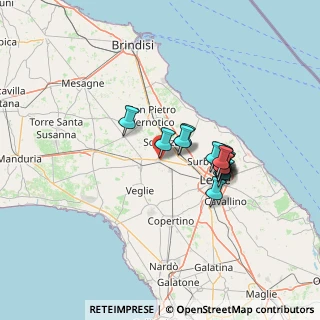 Mappa 73012 Campi Salentina LE, Italia (11.73467)