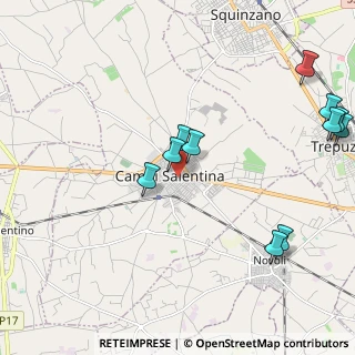 Mappa 73012 Campi Salentina LE, Italia (2.67545)