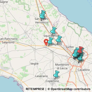 Mappa 73012 Campi Salentina LE, Italia (11.12933)