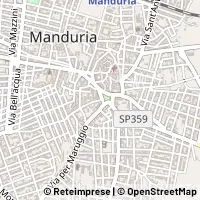 Mapa Manduria