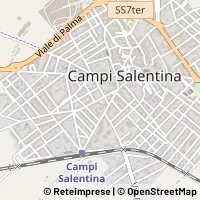 Mapa Campi Salentina
